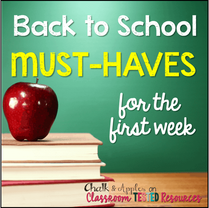BTSTitle - The First Week of School in Upper Elementary