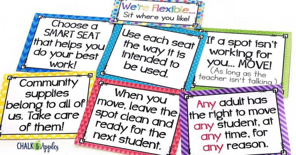 Flexibleseatingrules - Flexible Seating is not about yoga balls.