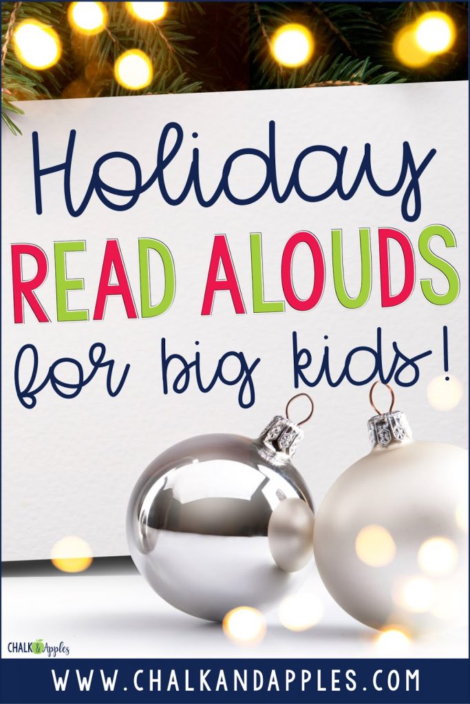 Check out this list of Christmas read aloud books your older students may not have read before!