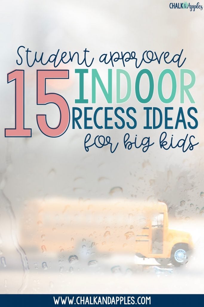 10 Rainy and Snow Day Activities for Indoor Recess