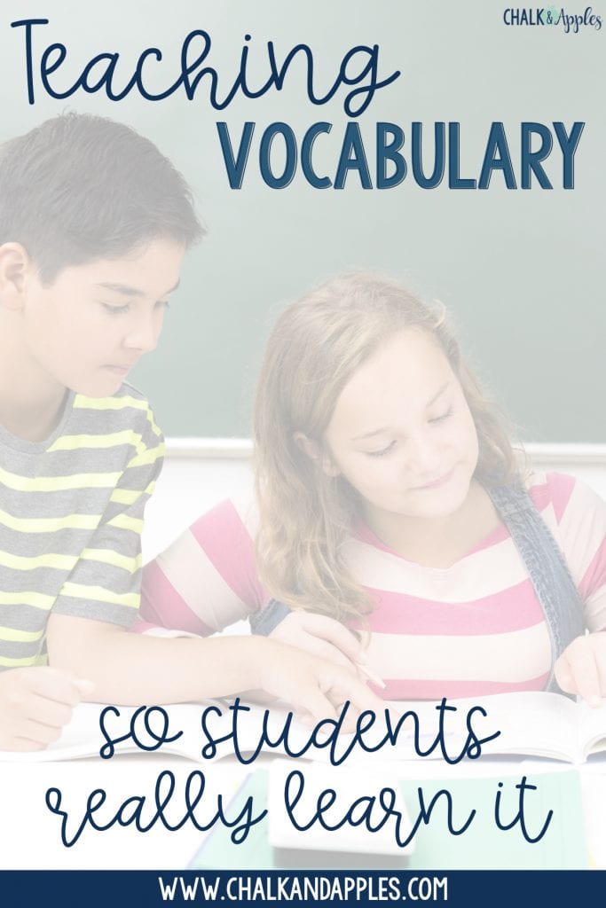 How to teach vocabulary