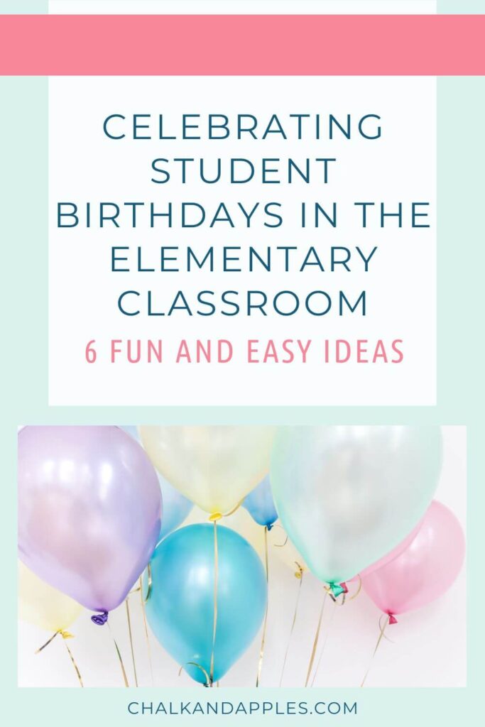 Celebrating Student Birthdays