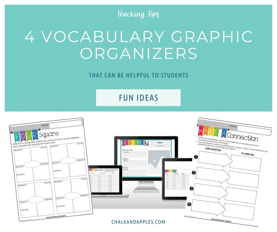Vocabulary-graphic-organizers