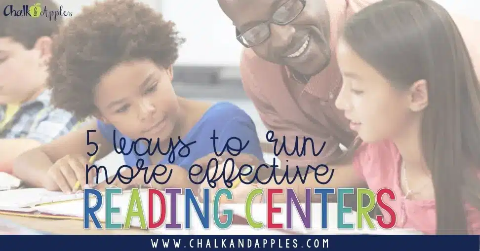 Managing the rest of the class during small group instruction is hard. Well, struggle no more… today I’m sharing my top tip ideas for reading centers!