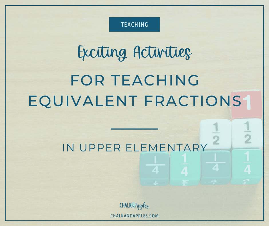 Exciting Way to teach equivalent fractions.