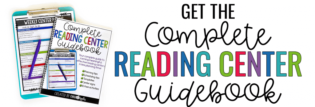 Managing the rest of the class during small group instruction is hard. Well, struggle no more… today I’m sharing my top tip ideas for reading centers!