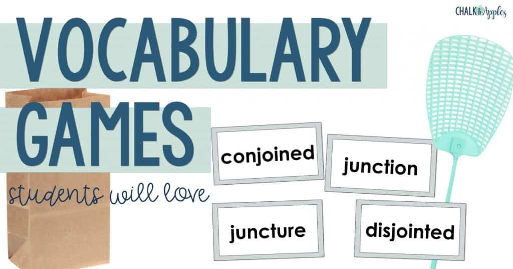 Vocabulary Activities Students will Love