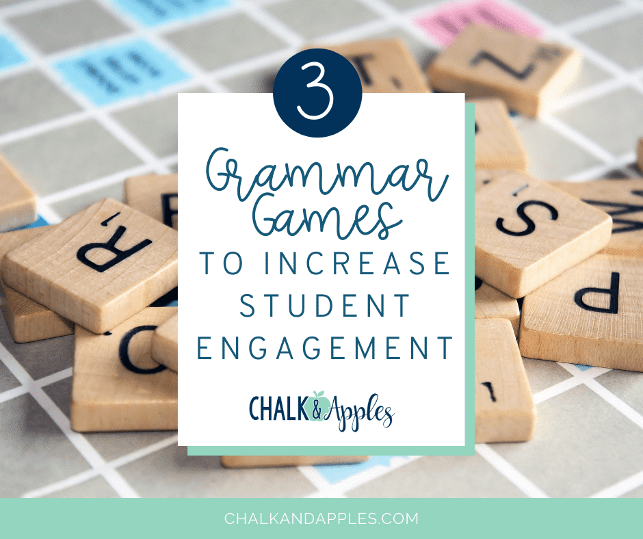 Including grammar games into your reading block will not only engage students, but allow them to have fun while learning. Check out these 3 fun student games!