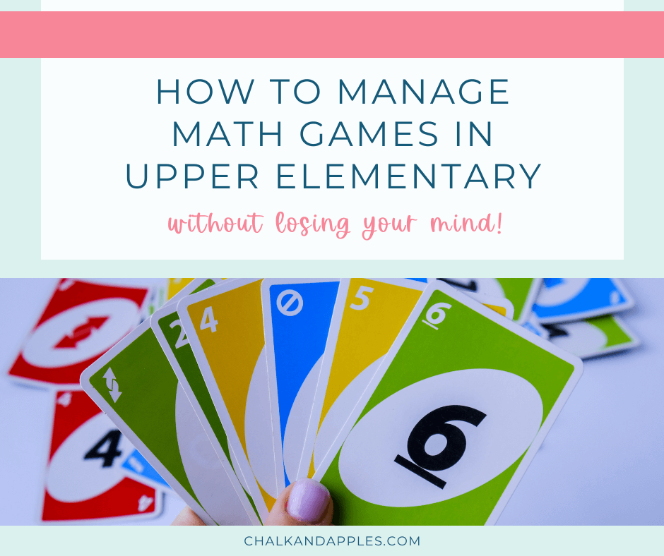 how to manage math games without stressing yourself out