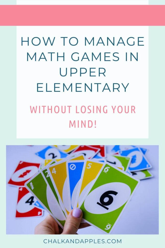 how to manage math games without stressing yourself out