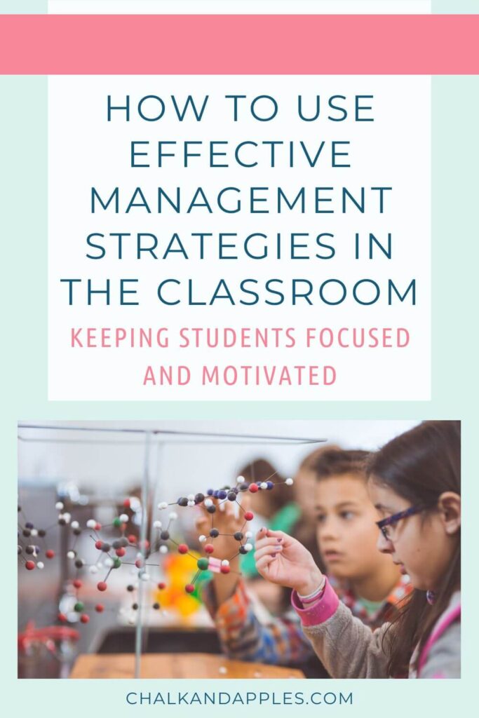 How to use management strategies in the classroom to keep kids motivated.