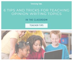 Opinion writing topics for upper elementary