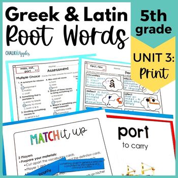 original 1697441 1 - 5th Grade Vocabulary Greek & Latin Roots - Unit 3