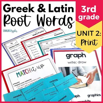 original 2807515 1 - 3rd Grade Vocabulary UNIT 2 - Greek & Latin Roots