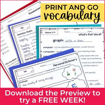 3rd Grade Vocabulary UNIT 2 - Greek & Latin Roots 3rd Grade Vocabulary UNIT 2 - Greek & Latin Roots - Image 2