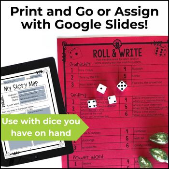 original 2896915 2 - Christmas Writing Activity - Roll & Write Center - Distance Learning