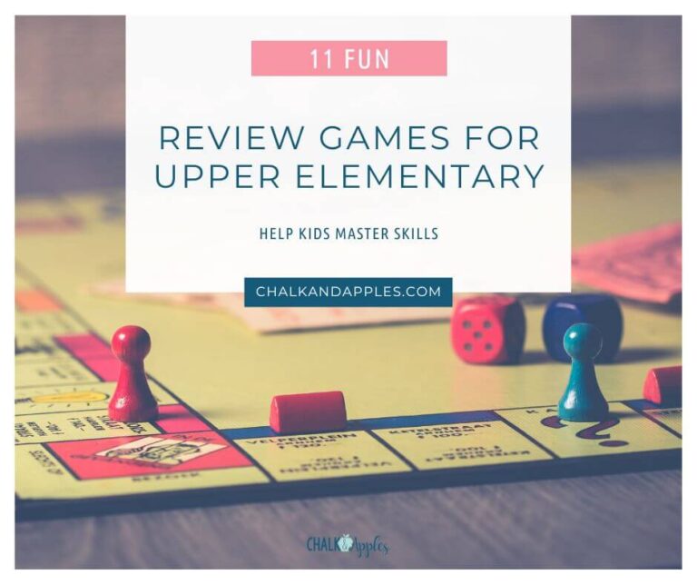 Review games for upper elementary
