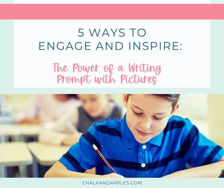 Engage and Inspire - writing prompt with pictures
