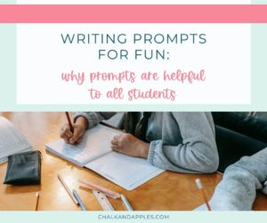 writing prompts for fun- why kids love them in the classroom